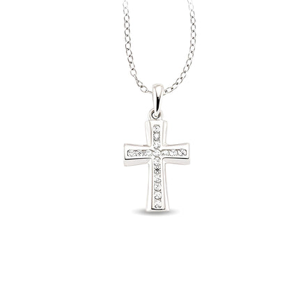 Zirkonia Kreuz Anhänger