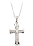 Silber Kreuz-Kette mit Anhänger