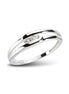 Ring aus Silber Zirkonia weiß