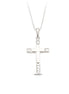 925er Silber Kreuzkette
