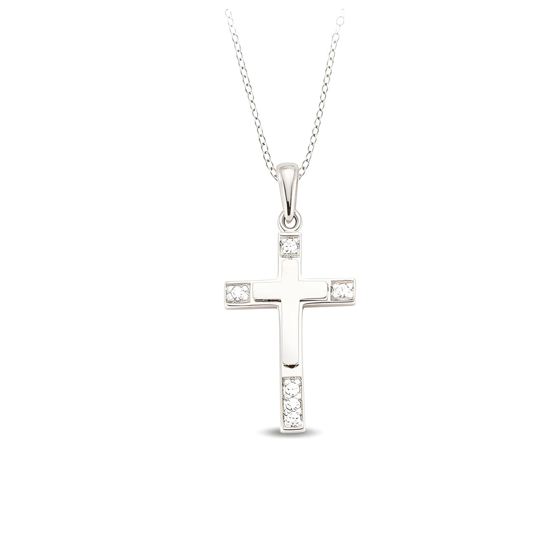 925er Silber Kreuzkette