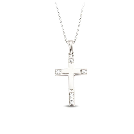 925er Silber Kreuzkette