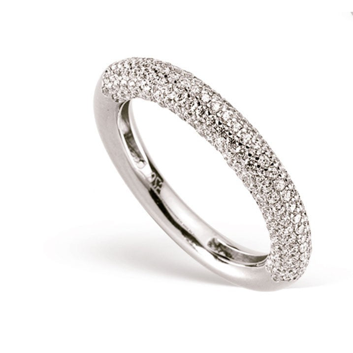 Ring aus Silber Zirkonia weiß