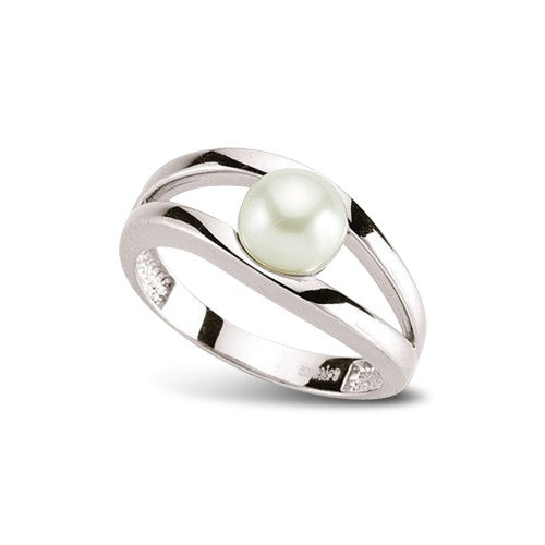 925 Silberring Süßwasserperle