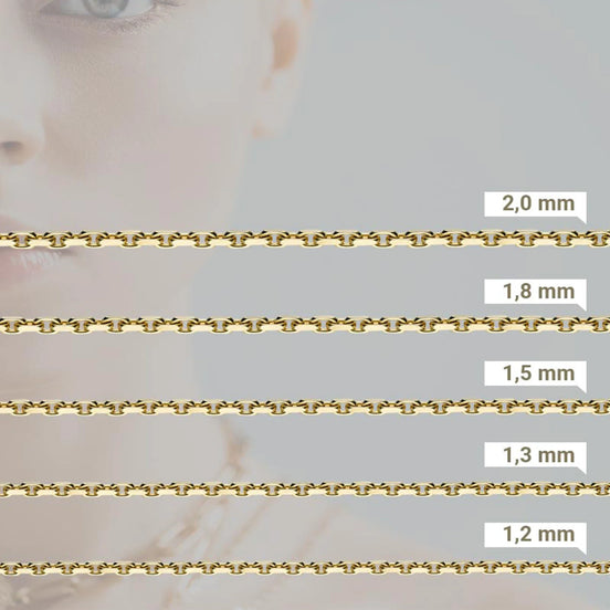 Ankerkette Herren 585 Gelbgold