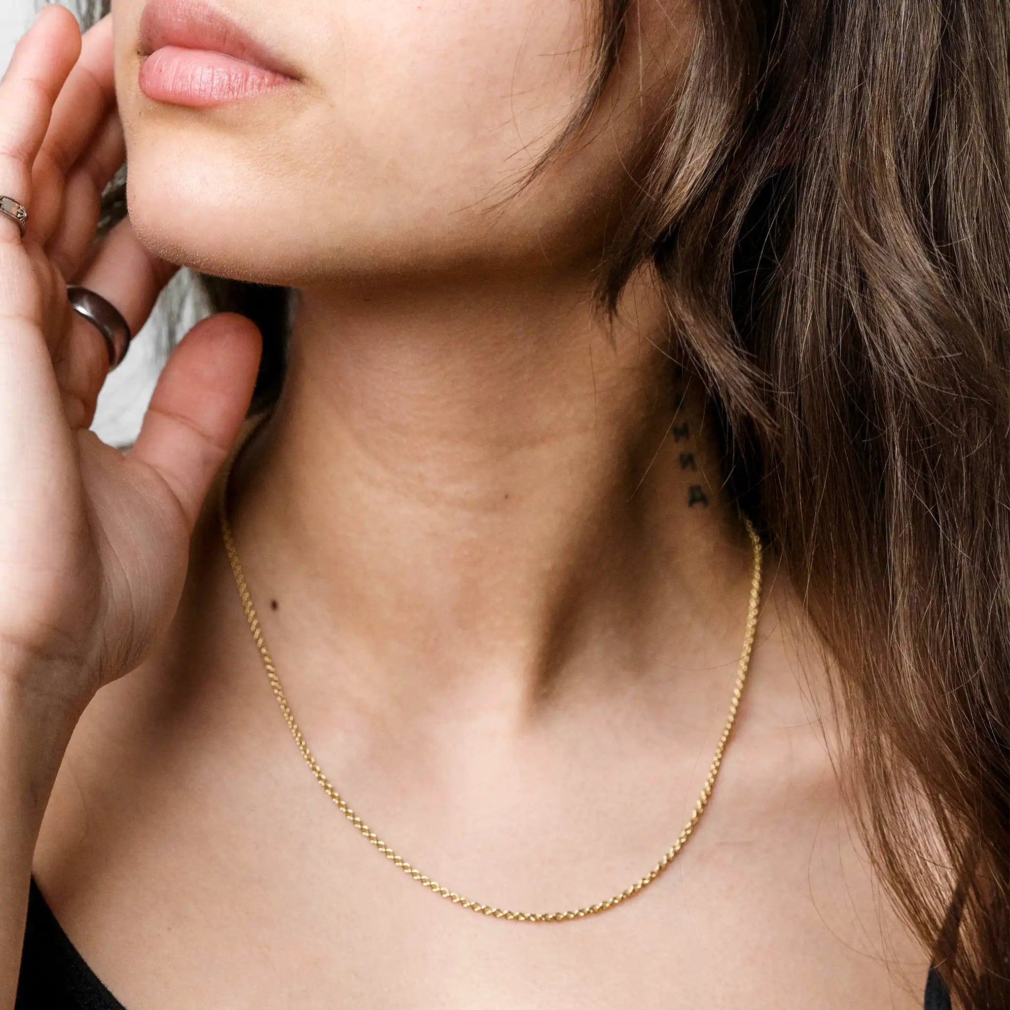 Ankerkette Damen 585 Gelbgold