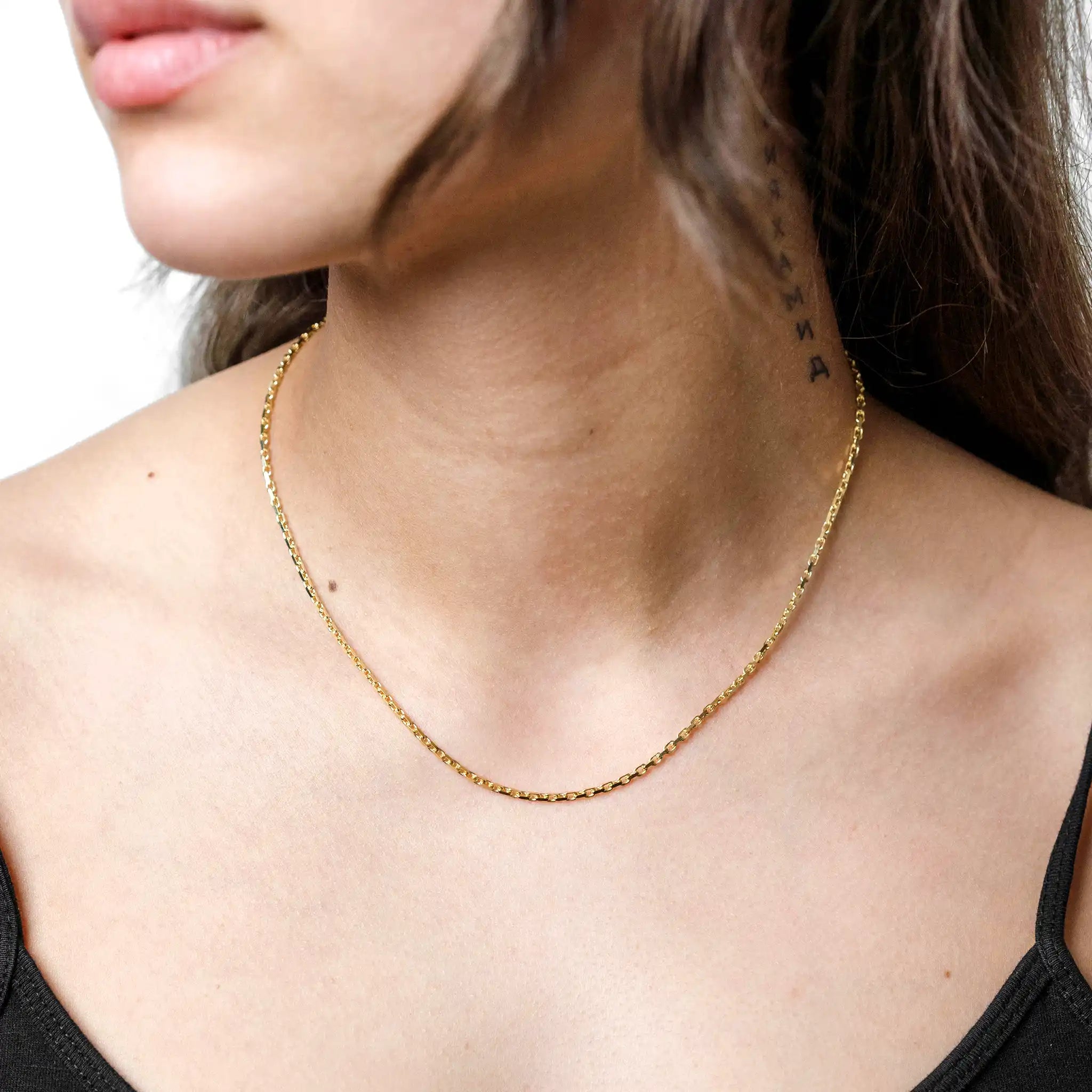 Ankerkette Damen 585 Gelbgold