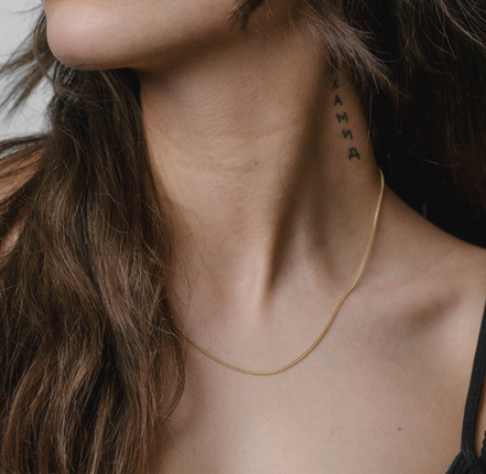 Bingokette 585 Gelbgold massiv - Detailansicht - Echtschmuck