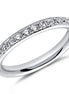 Ring aus Silber Zirkonia weiß