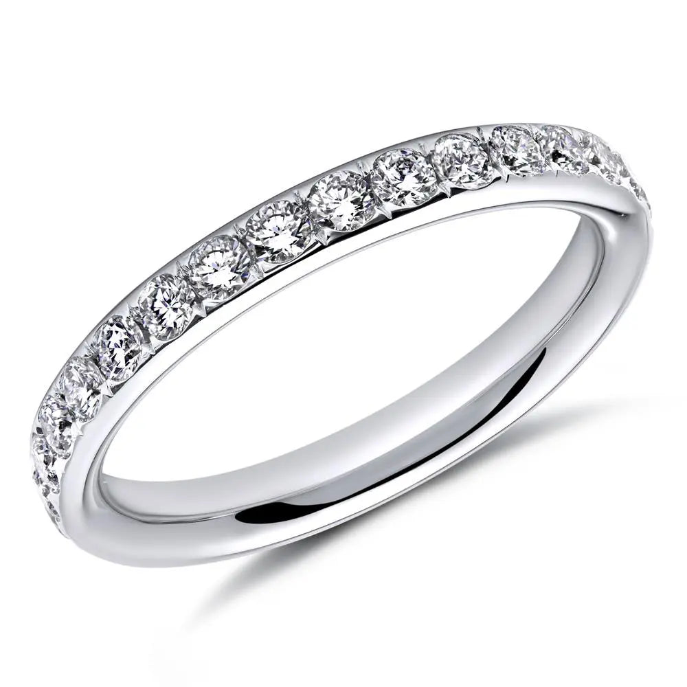 Ring aus Silber Zirkonia weiß