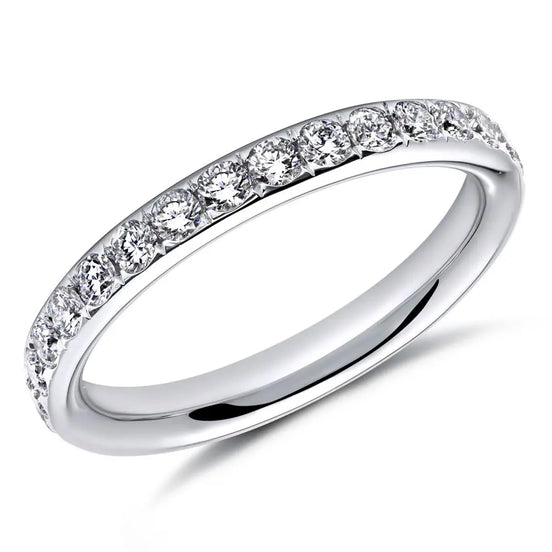 Ring aus Silber Zirkonia weiß