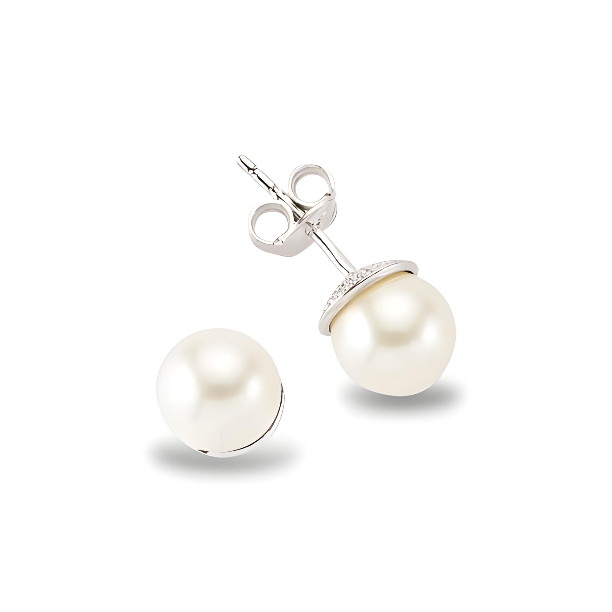 Exquisite Perlenstecker aus Silber