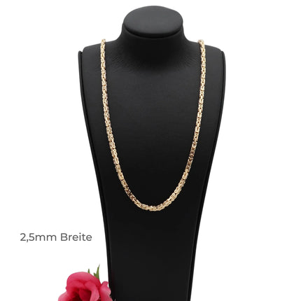 Königskette Herren 585 Gelbgold - Kette aus 585er Gelbgold, Ansicht 10 - Echtschmuck