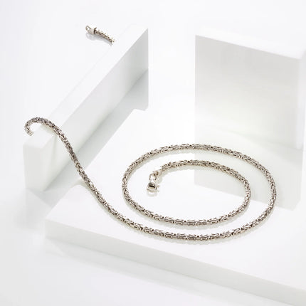 Königskette 925 Silber für Herren aus 925 Silber – Detailansicht 2