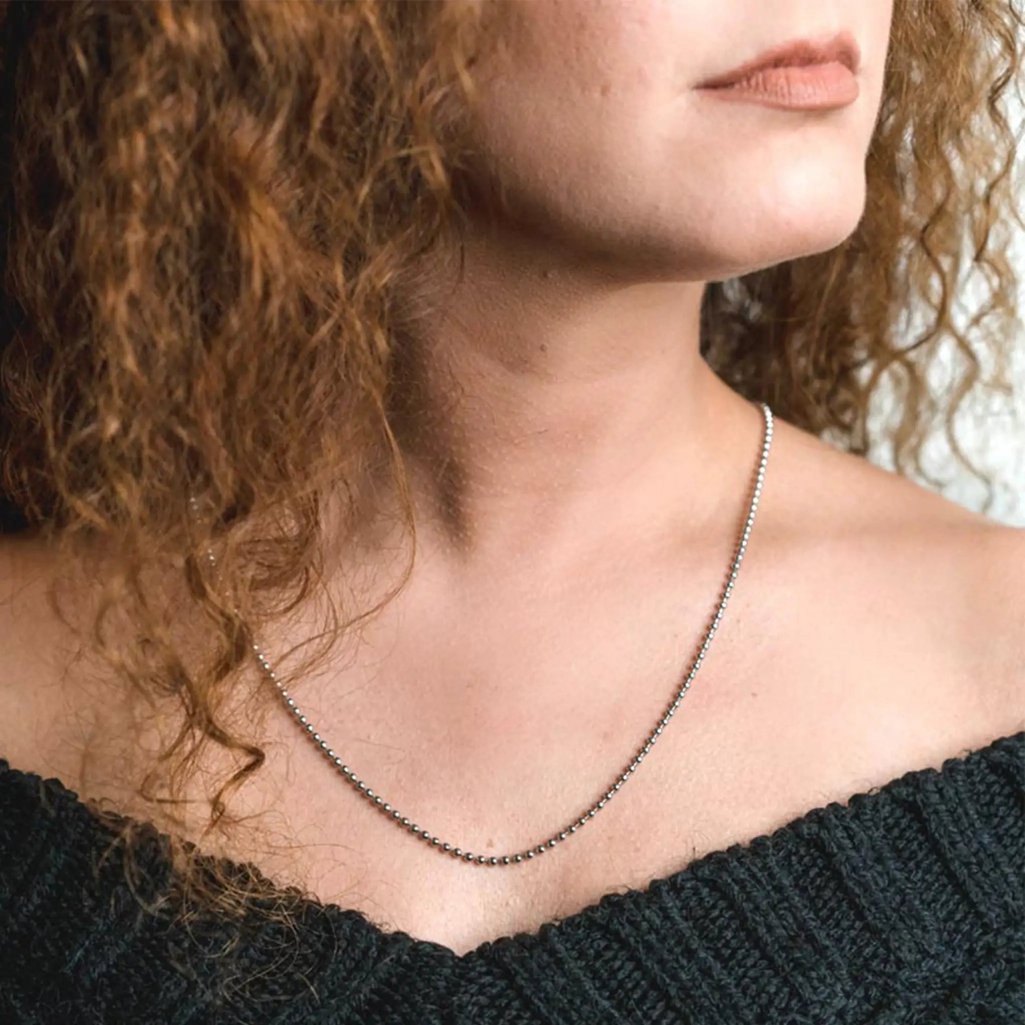 Kugelkette aus 925 Silber