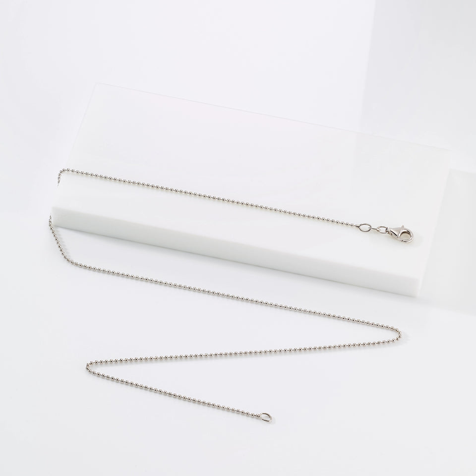 Kugelkette aus 925 Silber