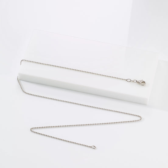 Kugelkette aus 925 Silber