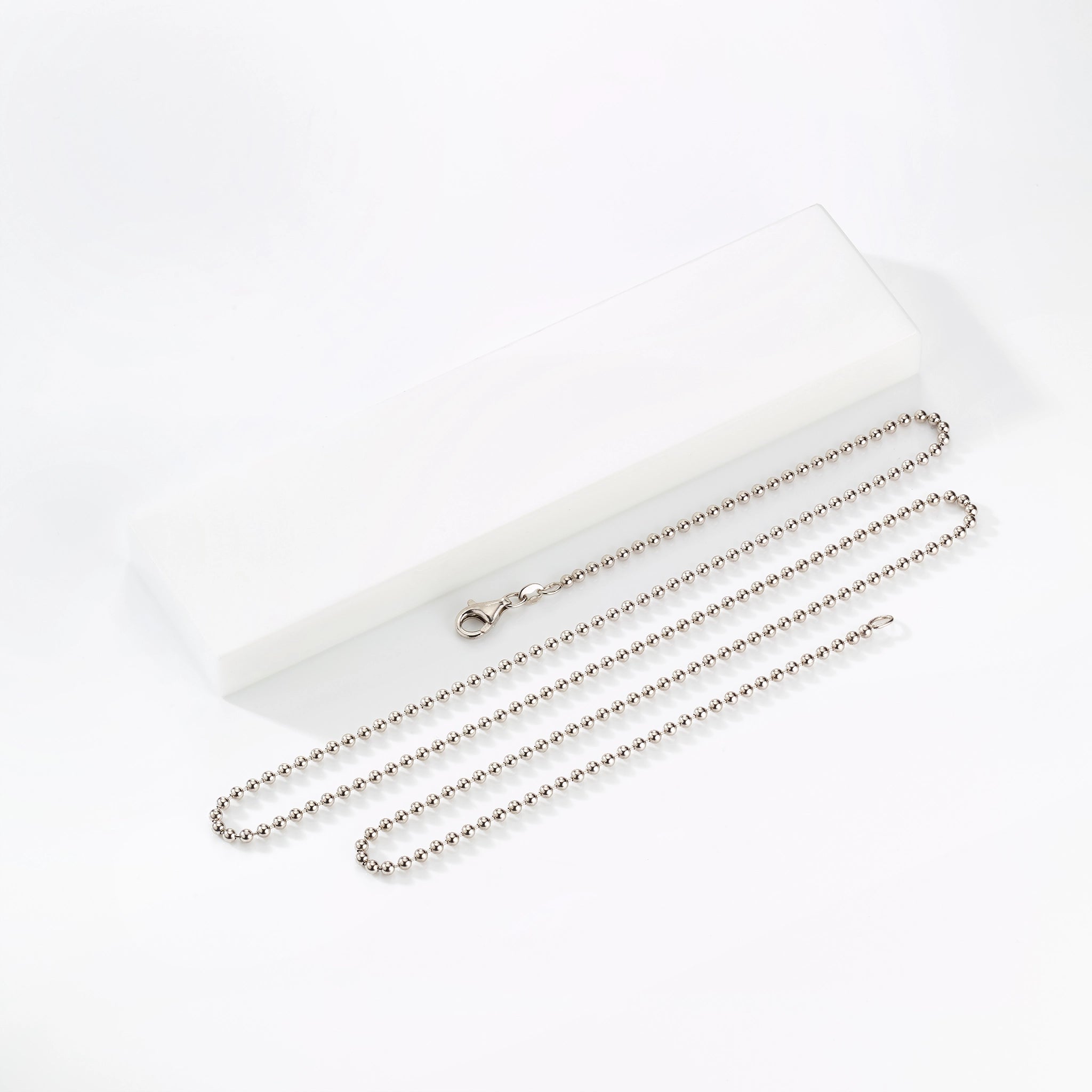 Kugelkette aus 925 Silber