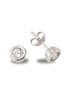 Ohrstecker aus Silber Zirkonia weiß