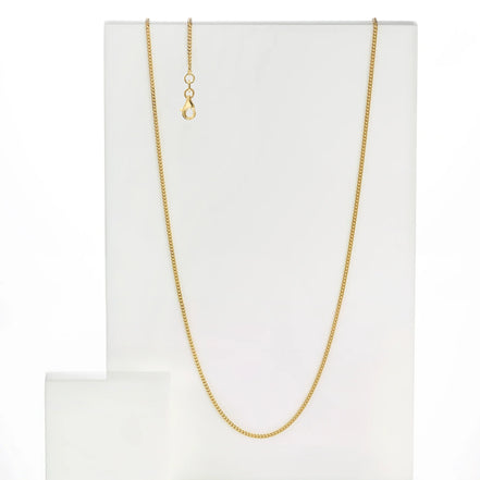 Panzerkette Damen 585 Gelbgold