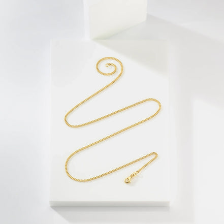 Panzerkette Damen 585 Gelbgold