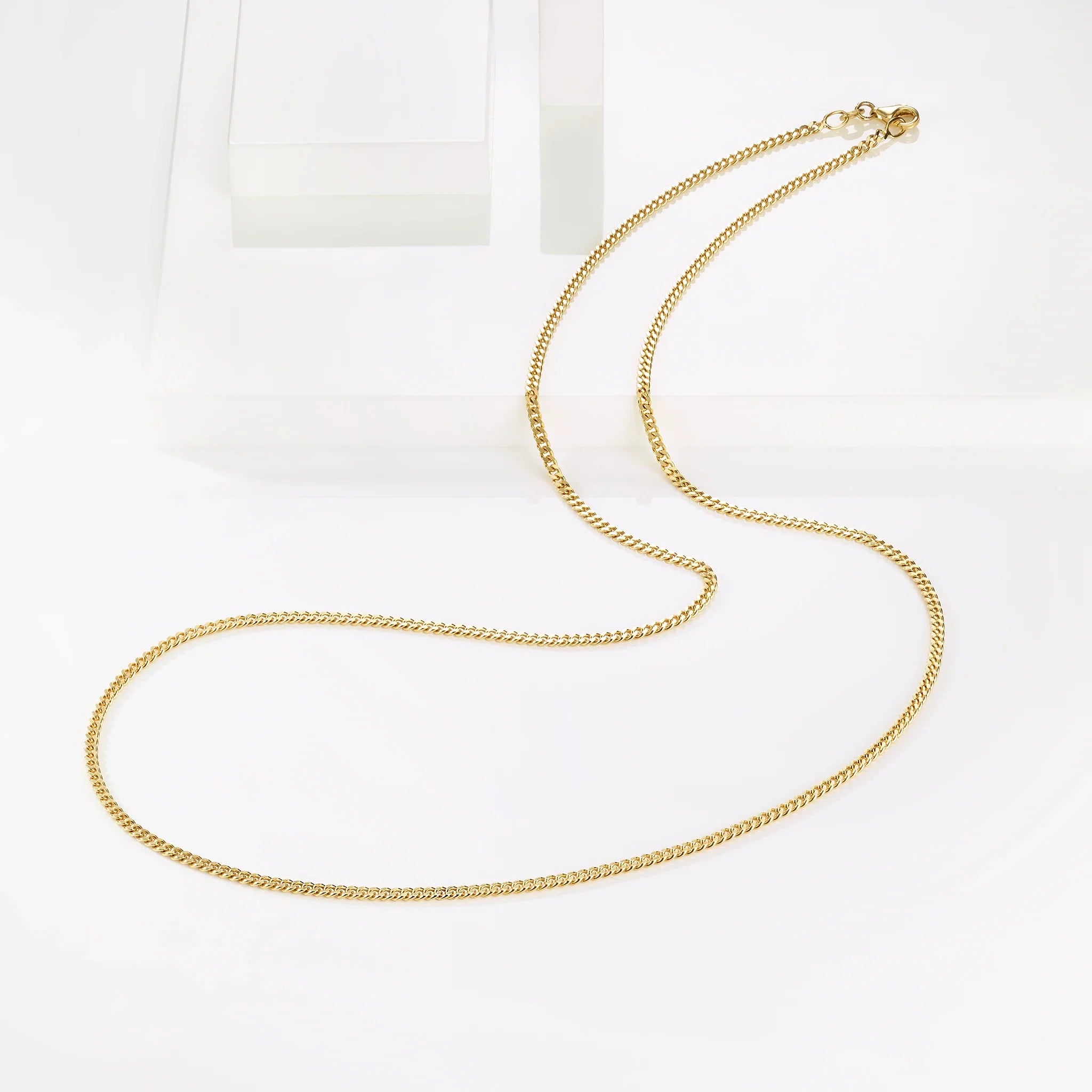 Panzerkette Damen 585 Gelbgold