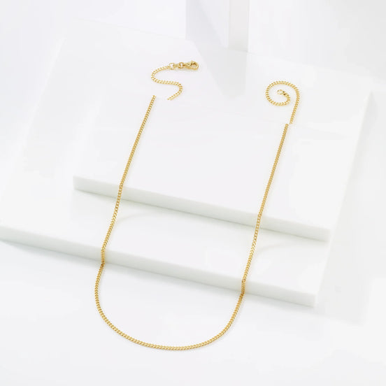 Panzerkette Herren 585 Gelbgold