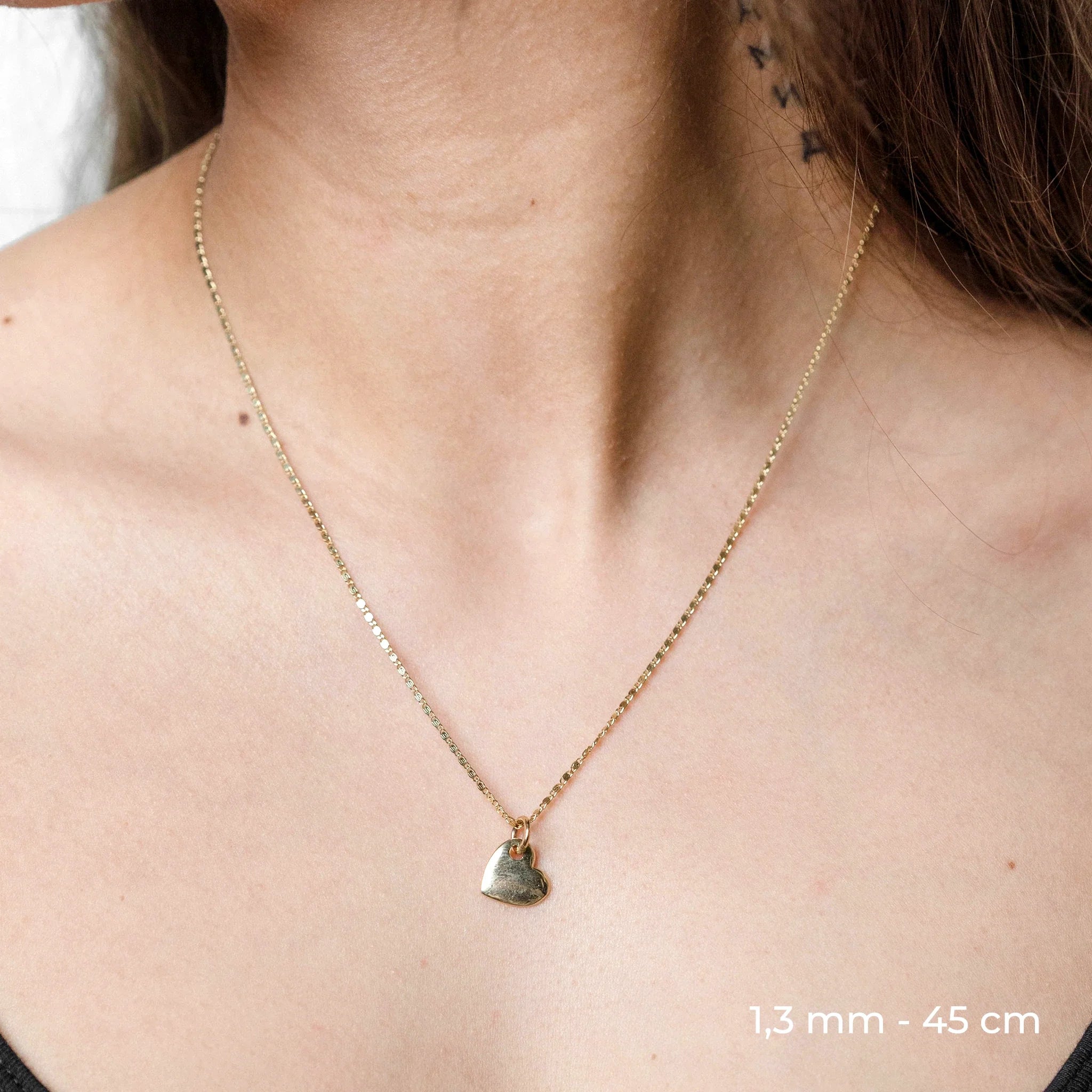 Panzerkette Damen 585 Gelbgold