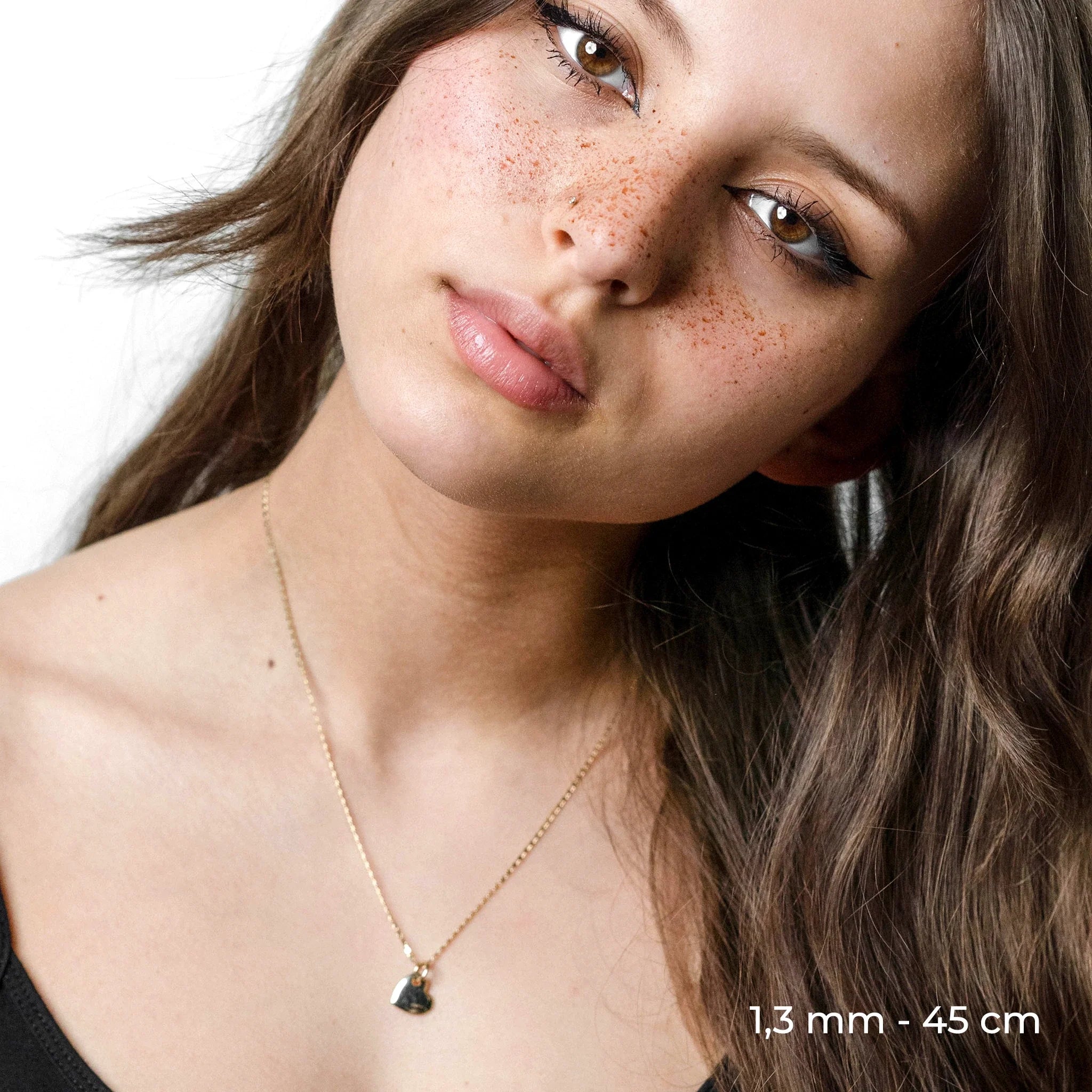 Panzerkette Damen 585 Gelbgold