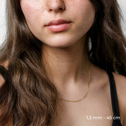 Panzerkette 585 Gelbgold