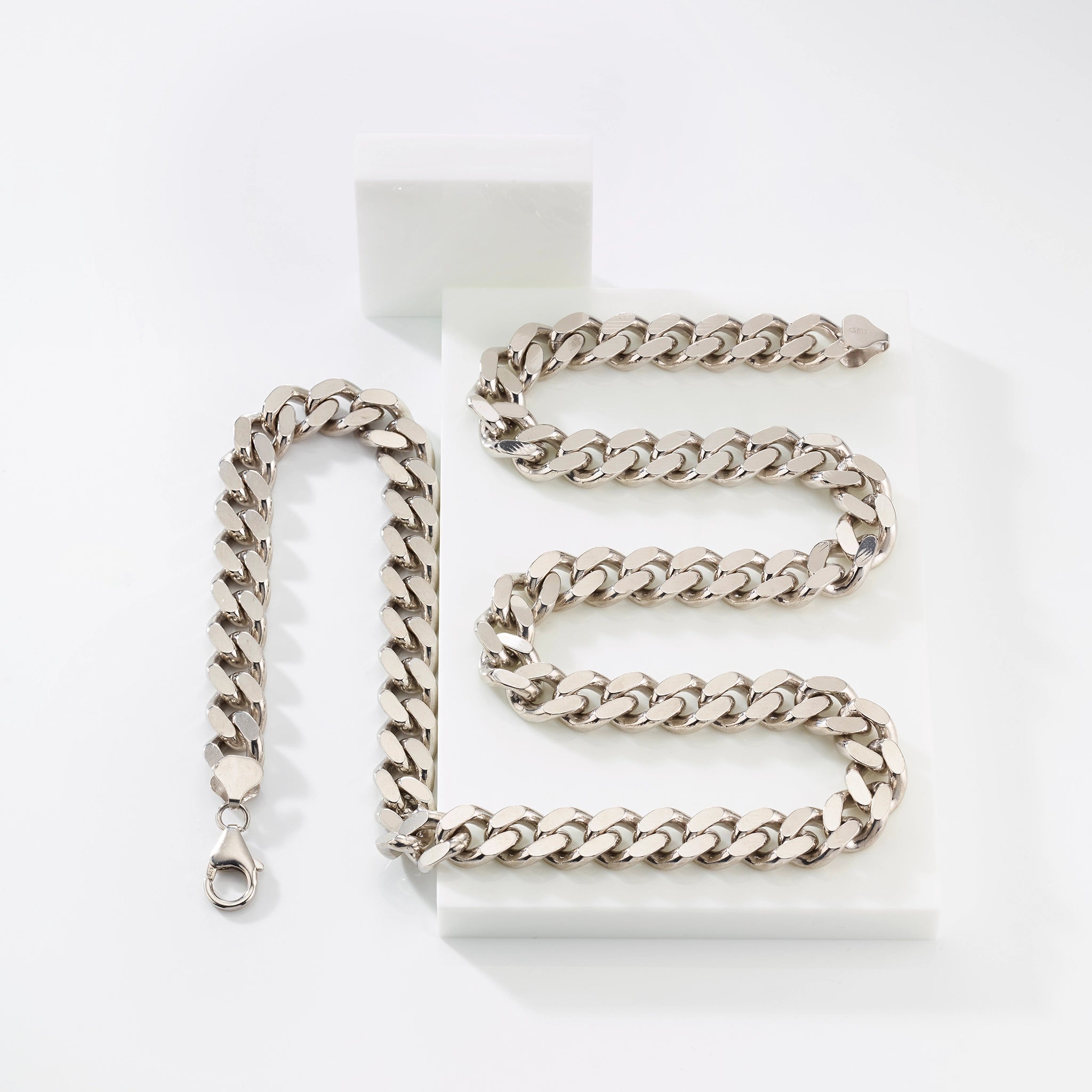 Panzerkette aus 925 Silber