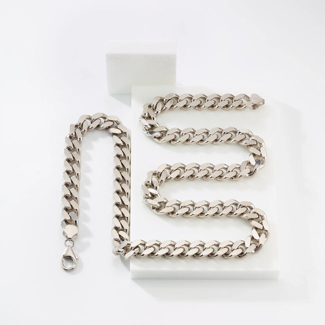 Panzerkette Damen aus 925 Silber