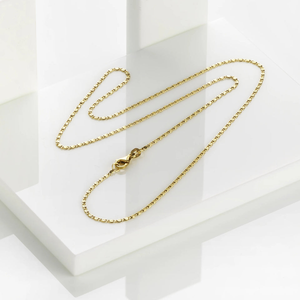 S-Panzerkette 585 Gelbgold 1,3mm