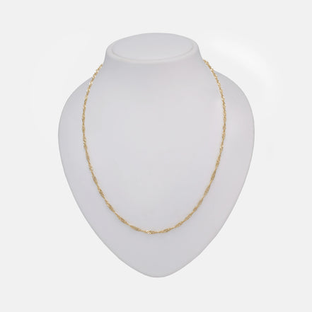 Singapurkette 585 Gelbgold