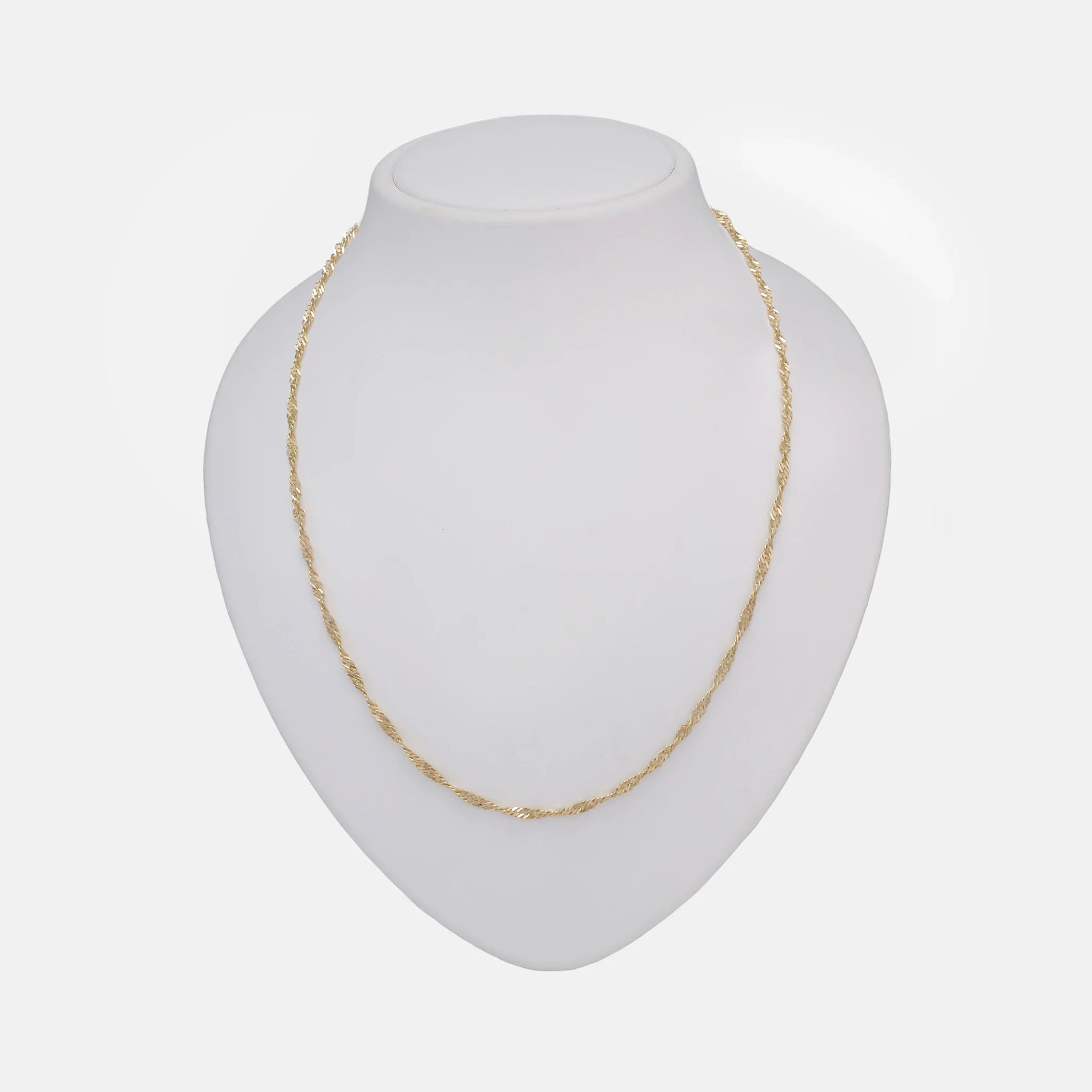 Singapurkette Herren 585 Gelbgold