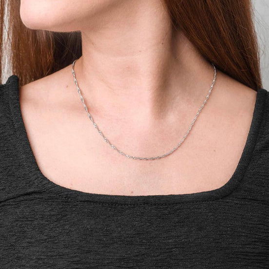 Singapurkette aus 925 Silber