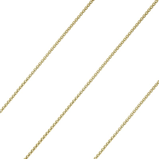 Veneziakette Herren rund 585 Gelbgold