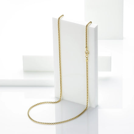 Veneziakette Damen rund 585 Gelbgold