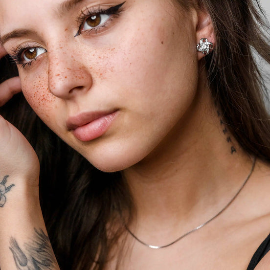 Veneziakette Damen 585 Weißgold