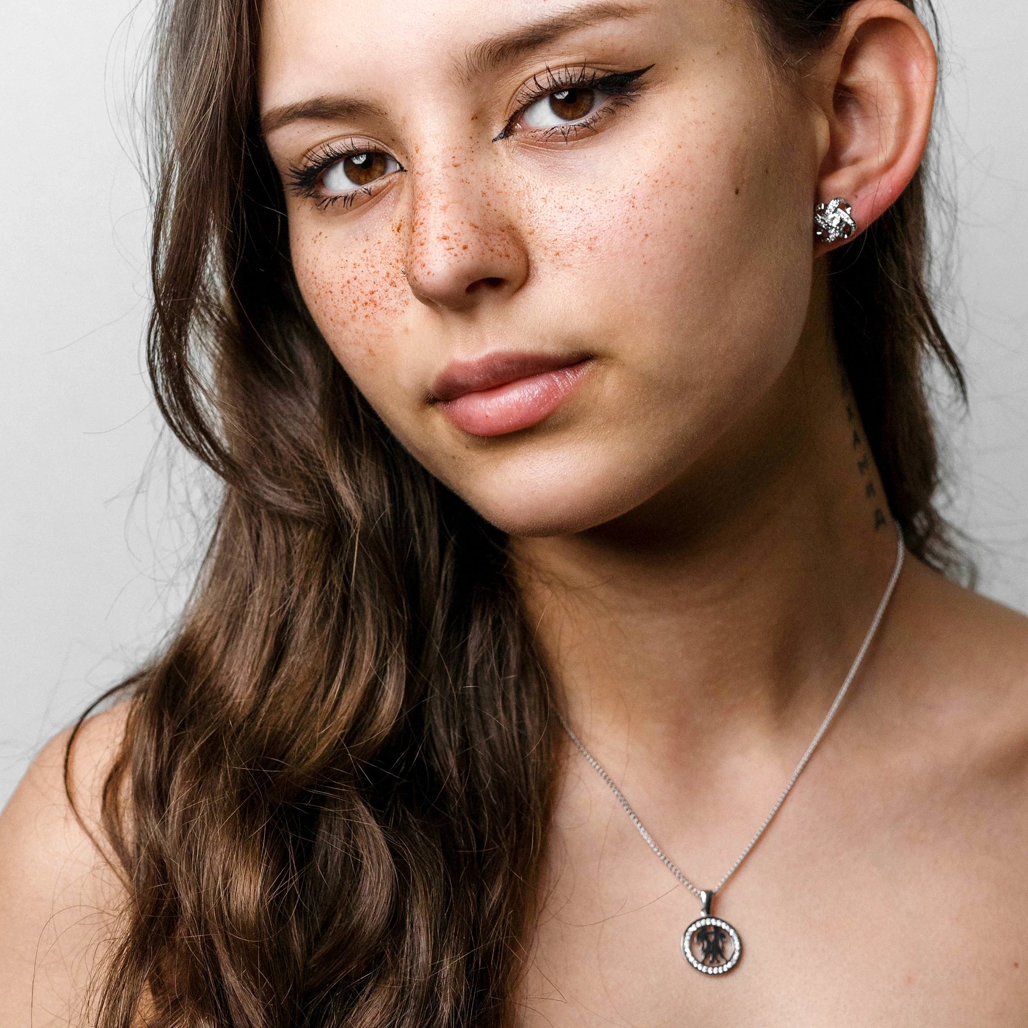 Zopfkette 585 Weißgold