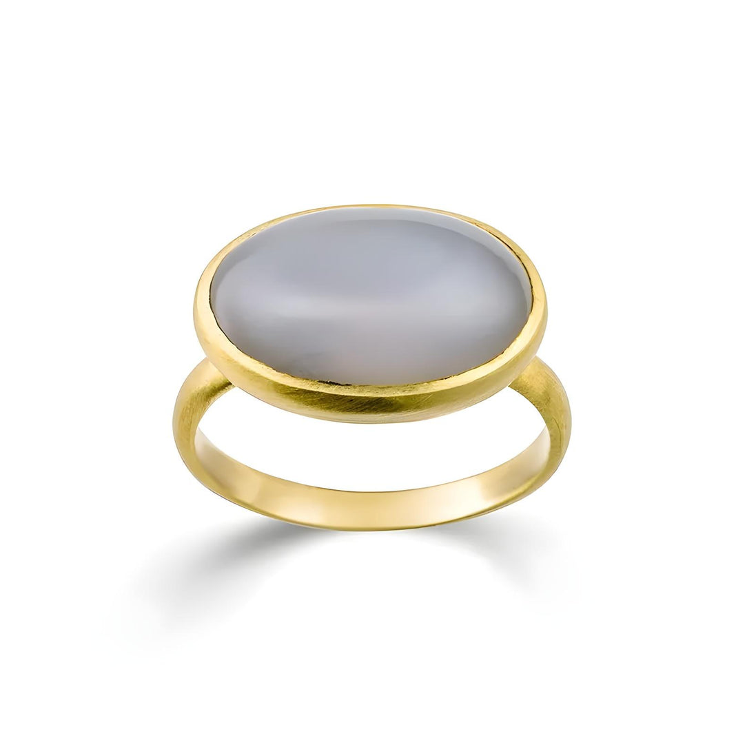 Desert Gold Ring mit Mondstein