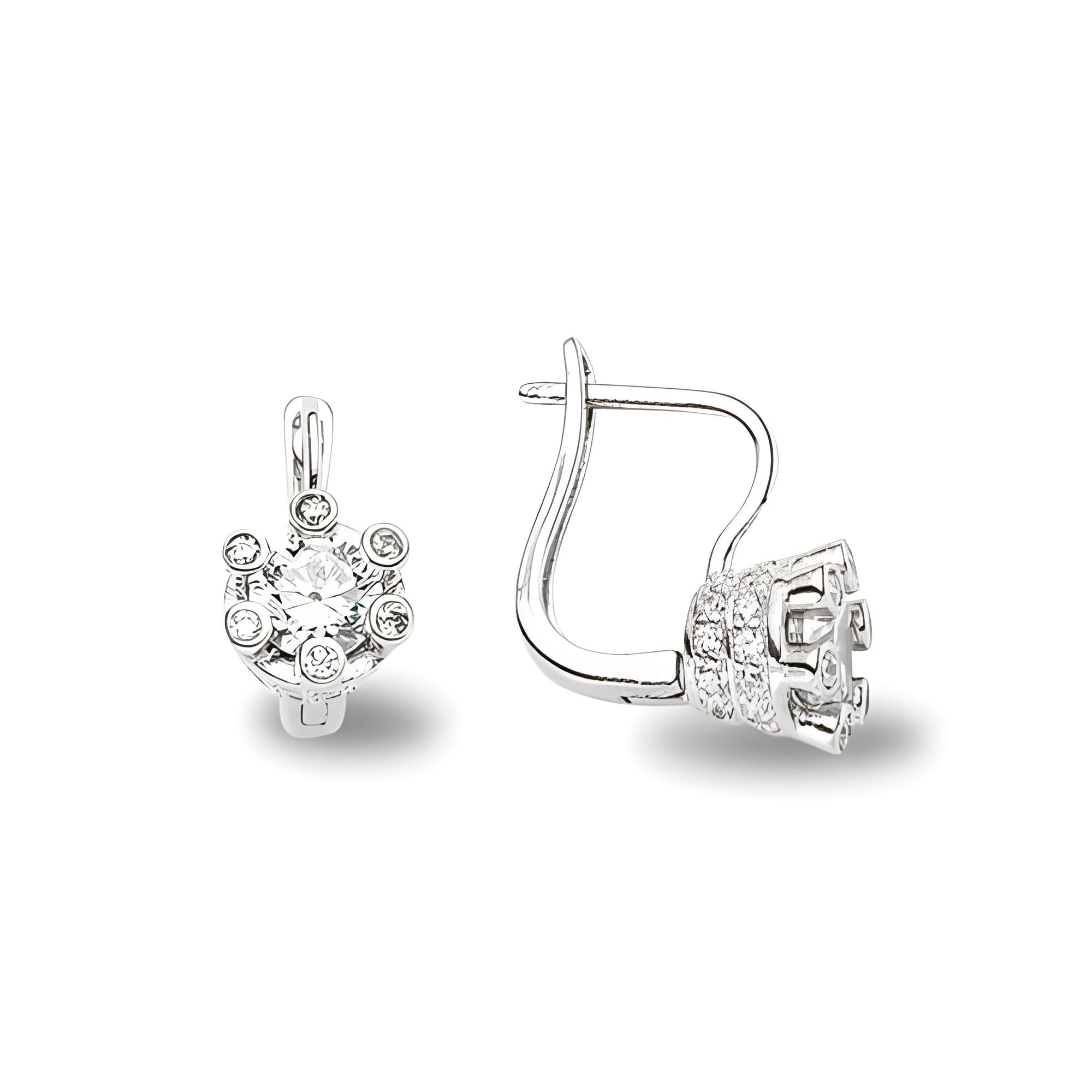 Schmuckset aus Silber Zirkonia weiss