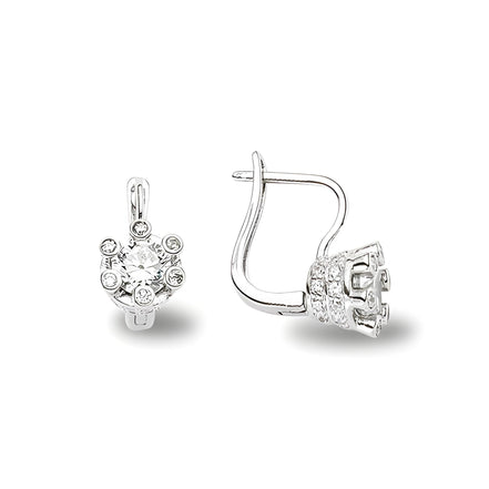 Schmuckset aus Silber Zirkonia weiss