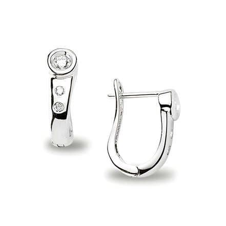 Schmuckset aus Silber Zirkonia weiss