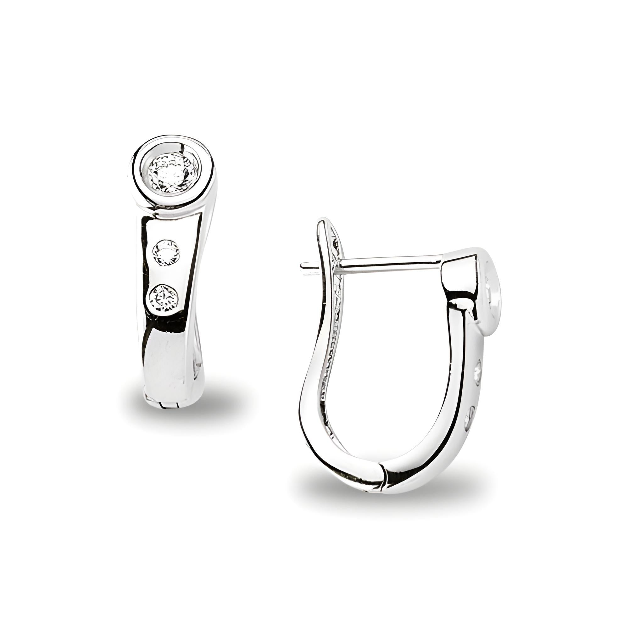 Schmuckset Zirkonia weiss aus Silber