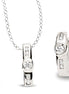 Schmuckset aus Silber Zirkonia weiss