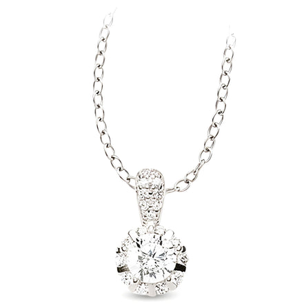 Schmuckset aus Silber Zirkonia weiss