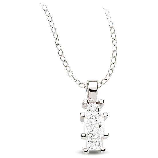 Elegante Silberkette Zirkonia