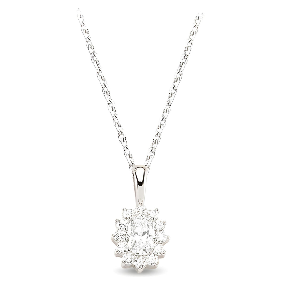 Eleganter Silber Anhänger Zirkonia