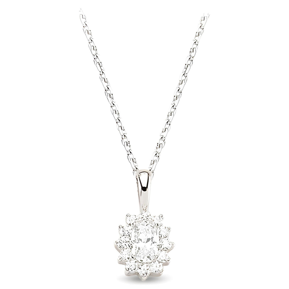 Eleganter Silber Anhänger Zirkonia